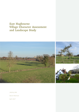 East Hagbourne Village Character Assessment and Landscape Study