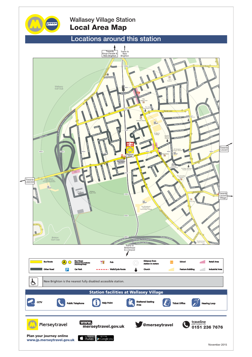 Local Area Map Locations Around This Station