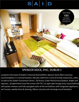 Spencer Dock, Ifsc, Dublin 1