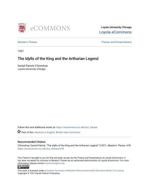 The Idylls of the King and the Arthurian Legend
