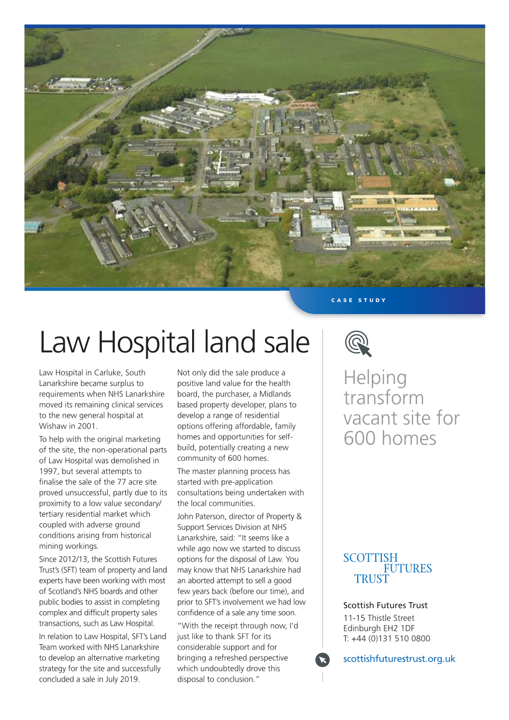Law Hospital Land Sale
