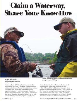 Claim a Waterway, Share Your Know-How