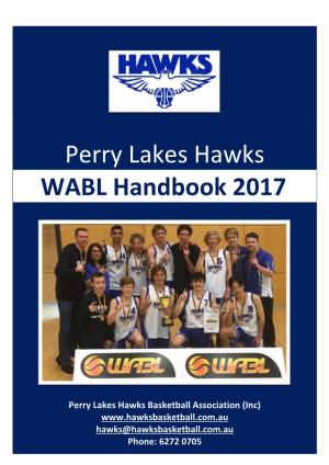 Perry Lakes Hawks WABL Handbook 2017