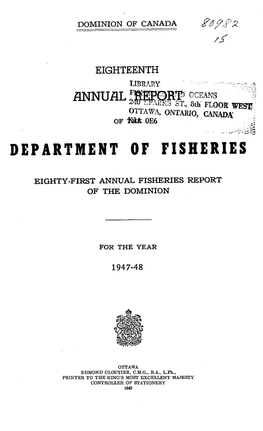 Department of Fisheries