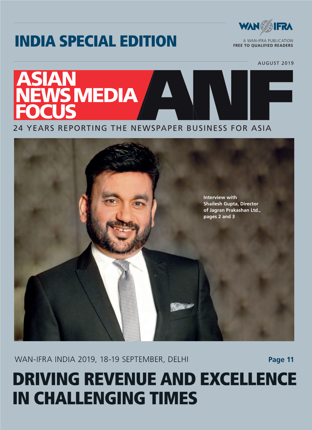 ANF August 2019, India Special Edition
