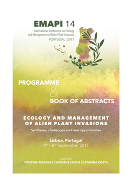 ECOLOGY and MANAGEMENT of ALIEN PLANT INVASIONS Syntheses, Challenges and New Opportunities
