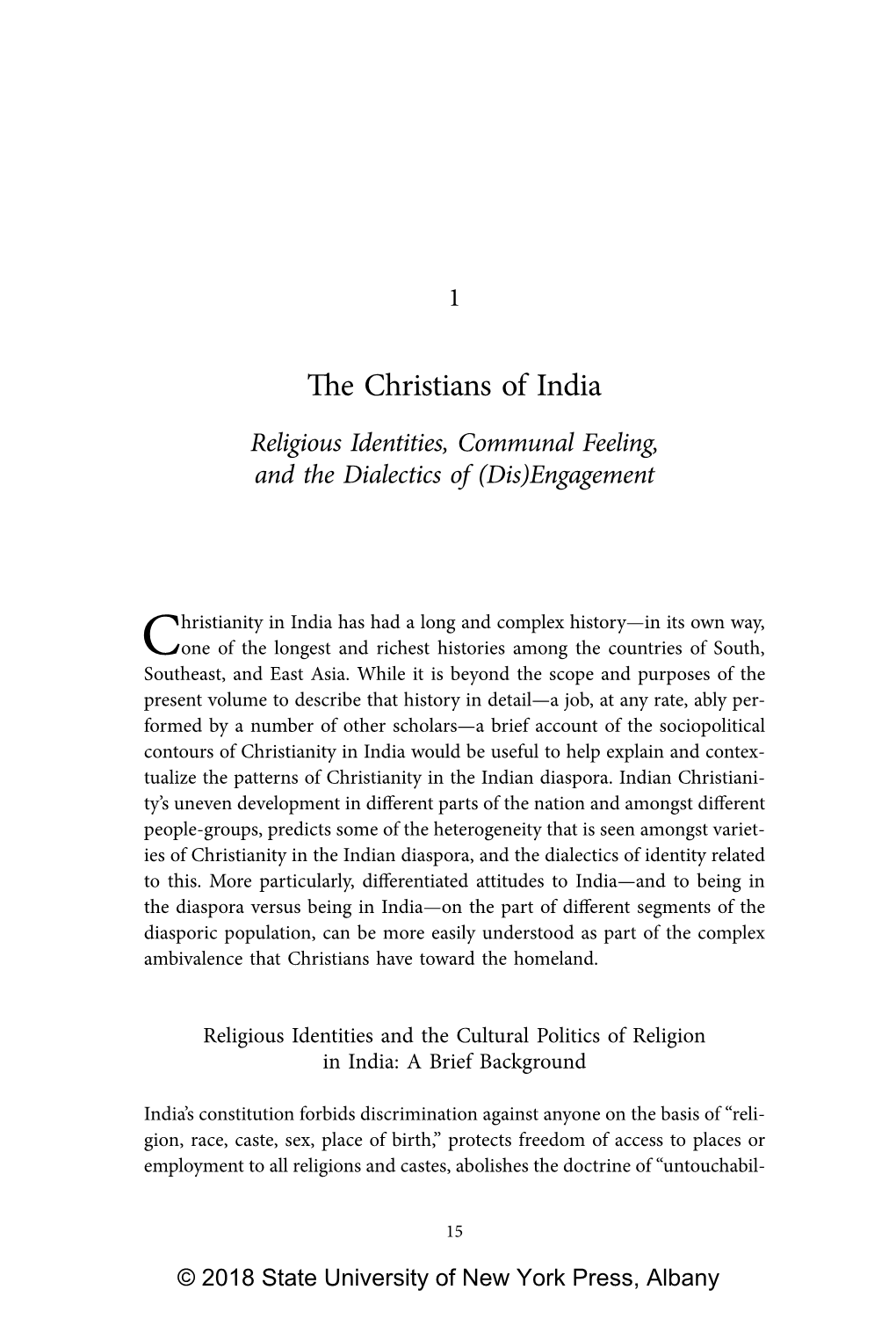 The Christians of India