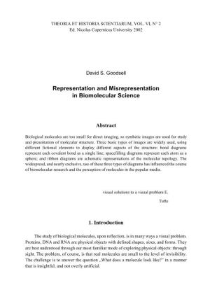 Representation and Misrepresentation in Biomolecular Science