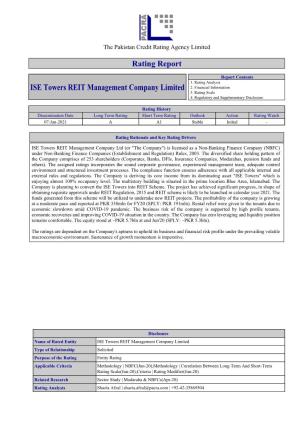 ISE Towers REIT Management Company Limited 2