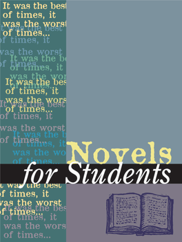 Novels for Students, Volume 31 – Finals/ 1/27/2010 12:35 Page 1
