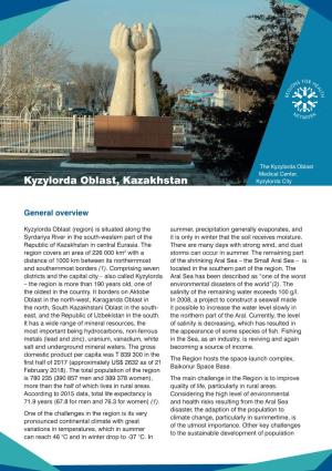 Kyzylorda Oblast, Kazakhstan Challenges