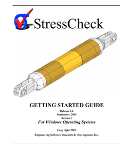 Stresscheck Guide (Getting Started)