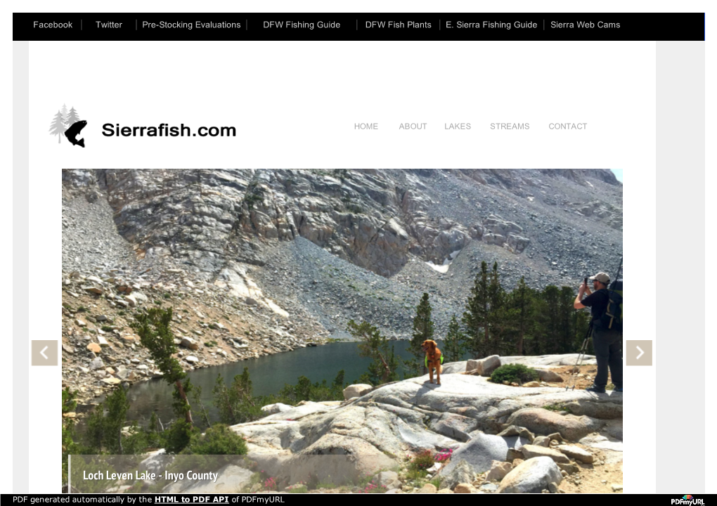 Loch Leven Lake | Inyo County | John Muir Wilderness