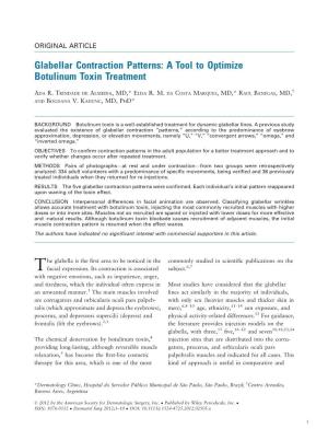 Glabellar Contraction Patterns: a Tool to Optimize Botulinum Toxin Treatment
