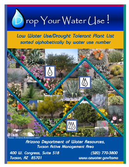 AMA Drop Your Water Use Plant List