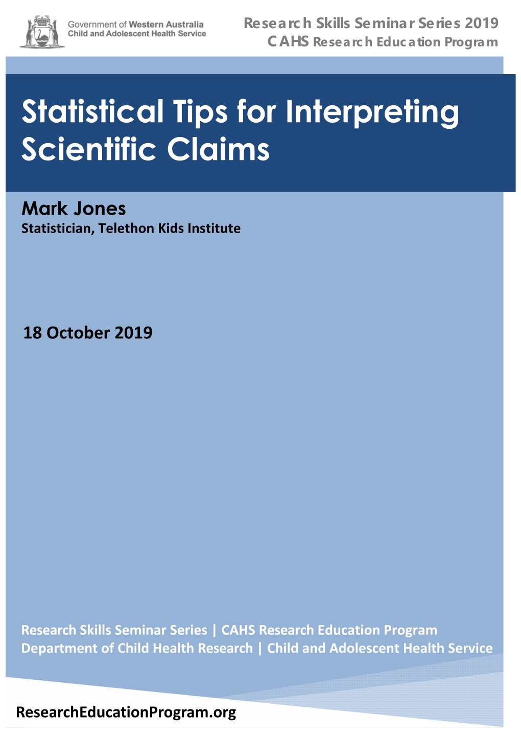 Statistical Tips for Interpreting Scientific Claims