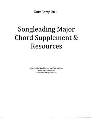 Songleading Major Chord Supplement & Resources