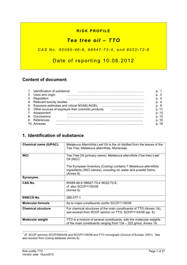 Risk Profile