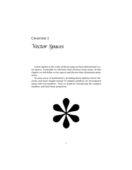 Vector Spaces