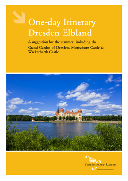 One-Day Itinerary Dresden Elbland a Suggestion for the Summer, Including the Grand Garden of Dresden, Moritzburg Castle & Wackerbarth Castle