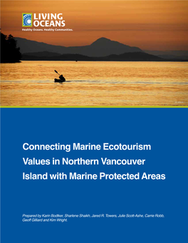 Connecting Marine Ecotourism Values in Northern Vancouver Island with Marine Protected Areas