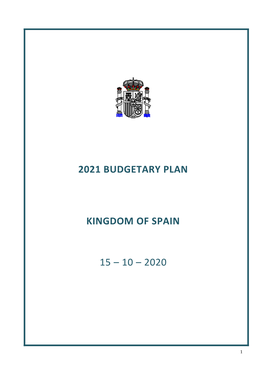 2021 Budgetary Plan
