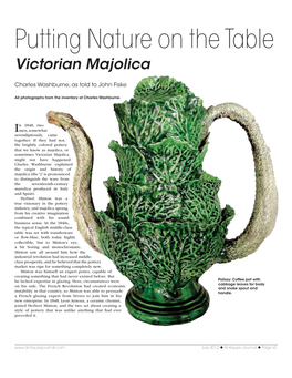 Victorian Majolica