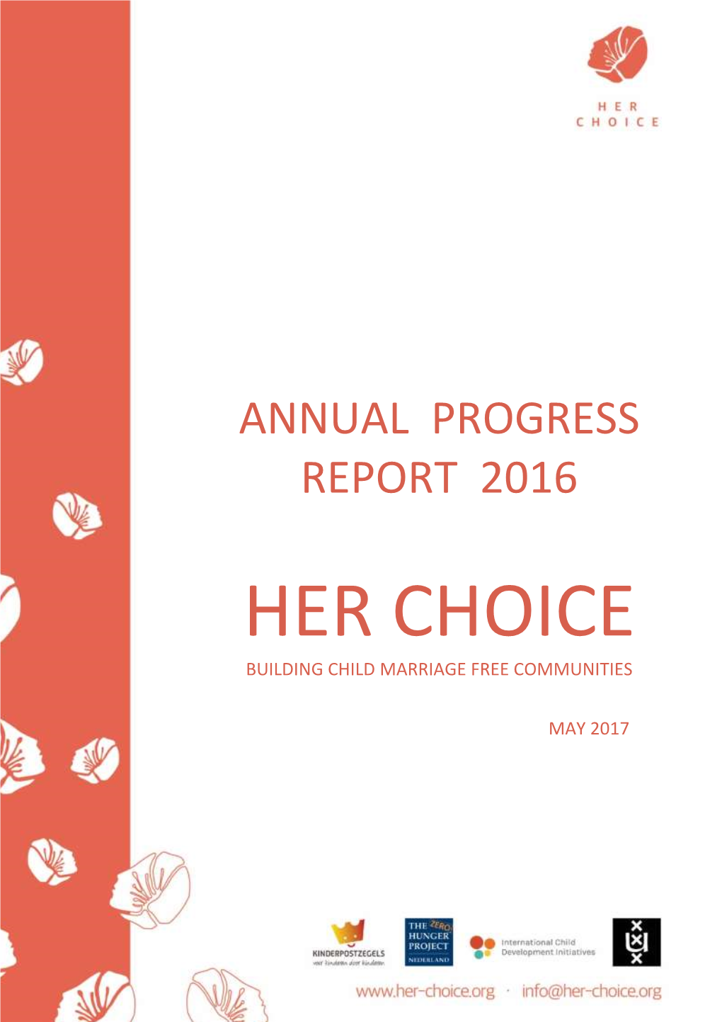 Annual Progress Report 2016 HER CHOICE Final