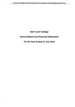 ECC 17 18 Annual Report and Signed Accounts