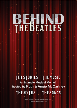 An Intimate Musical Memoir Hosted by Ruth & Angie Mccartney