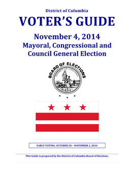 2014 General Election Voter's Guide
