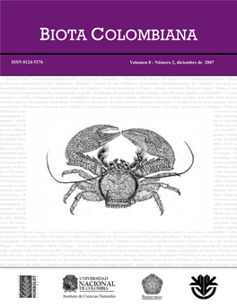 Biota Colombiana Vol