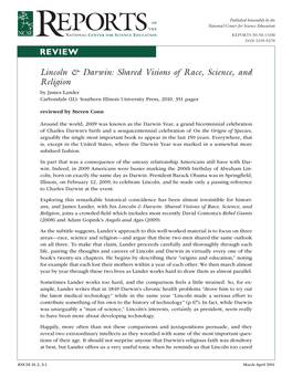 Reports.Ncse.Com R ISSN 2159-9270 REVIEW