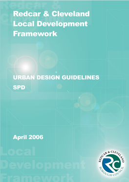 Urban Design Guidelines SPD REDCAR and CLEVELAND