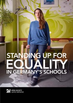 Standing up for Equality in Germany’S Schools Standing up for Equality in Germany’S Schools 1
