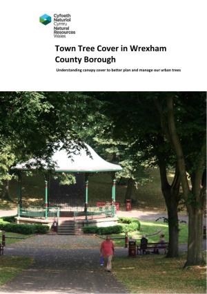 Town Tree Cover in Wrexham County Borough