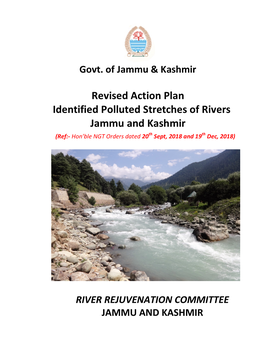 Revised Action Plan Identified Polluted Stretches of Rivers Jammu and Kashmir (Ref:- Hon’Ble NGT Orders Dated 20Th Sept, 2018 and 19Th Dec, 2018)