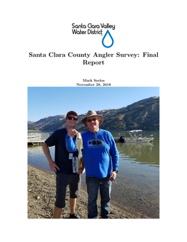 Santa Clara County Angler Survey: Final Report