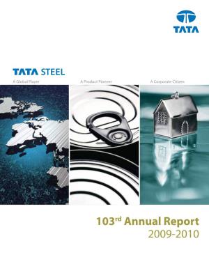 103Rd Annual Report 2009-2010