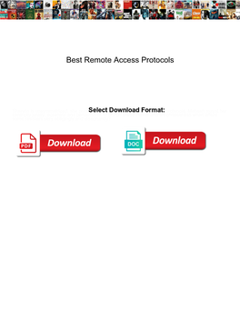 Best Remote Access Protocols