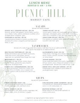 Copy of Spring Menus