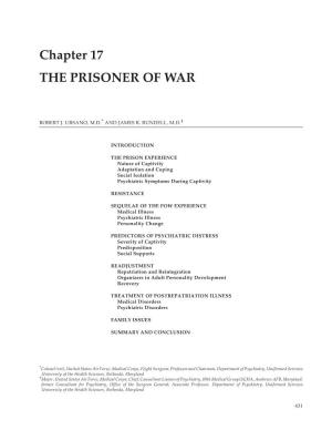 Chapter 17 the PRISONER of WAR