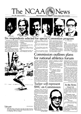 June 3,1987, Volume 24 Number 23 National Collegiate Athletic Association