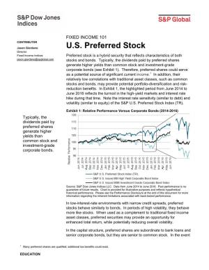 U.S. Preferred Stock