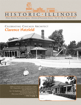 Celebrating Chicago Architect Clarence Hatzfeld/ Historic Illinois