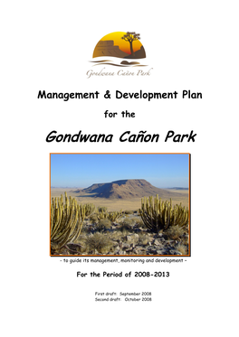 Gondwana Cañon Park