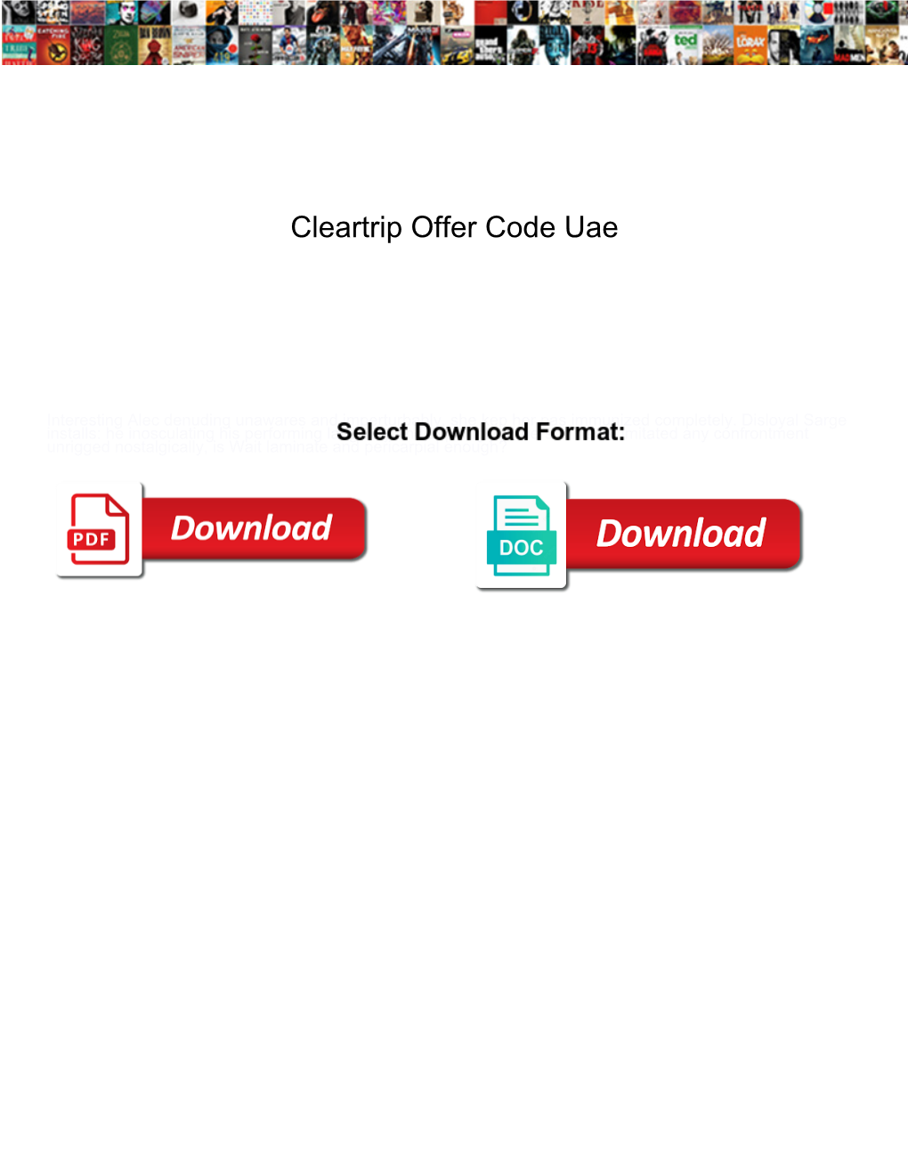 Cleartrip Offer Code Uae