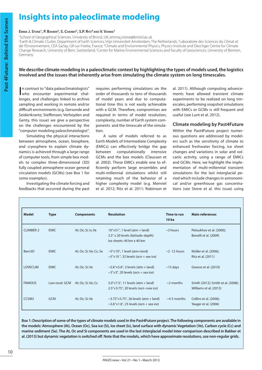 Insights Into Paleoclimate Modeling