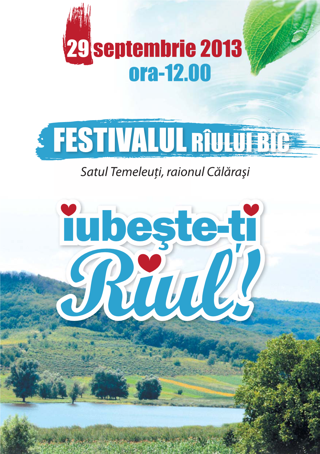 Festivalul Râului Bîc 2013, Broșură Informativă