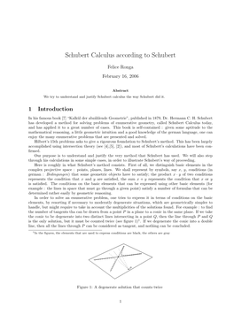 Schubert Calculus According to Schubert